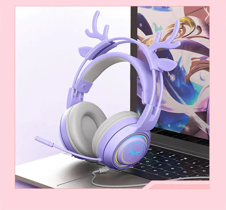 Headphones Are Universal For E-sports Online Classes - Bellarte Enchanté Headphones Are Universal For E-sports Online Classes